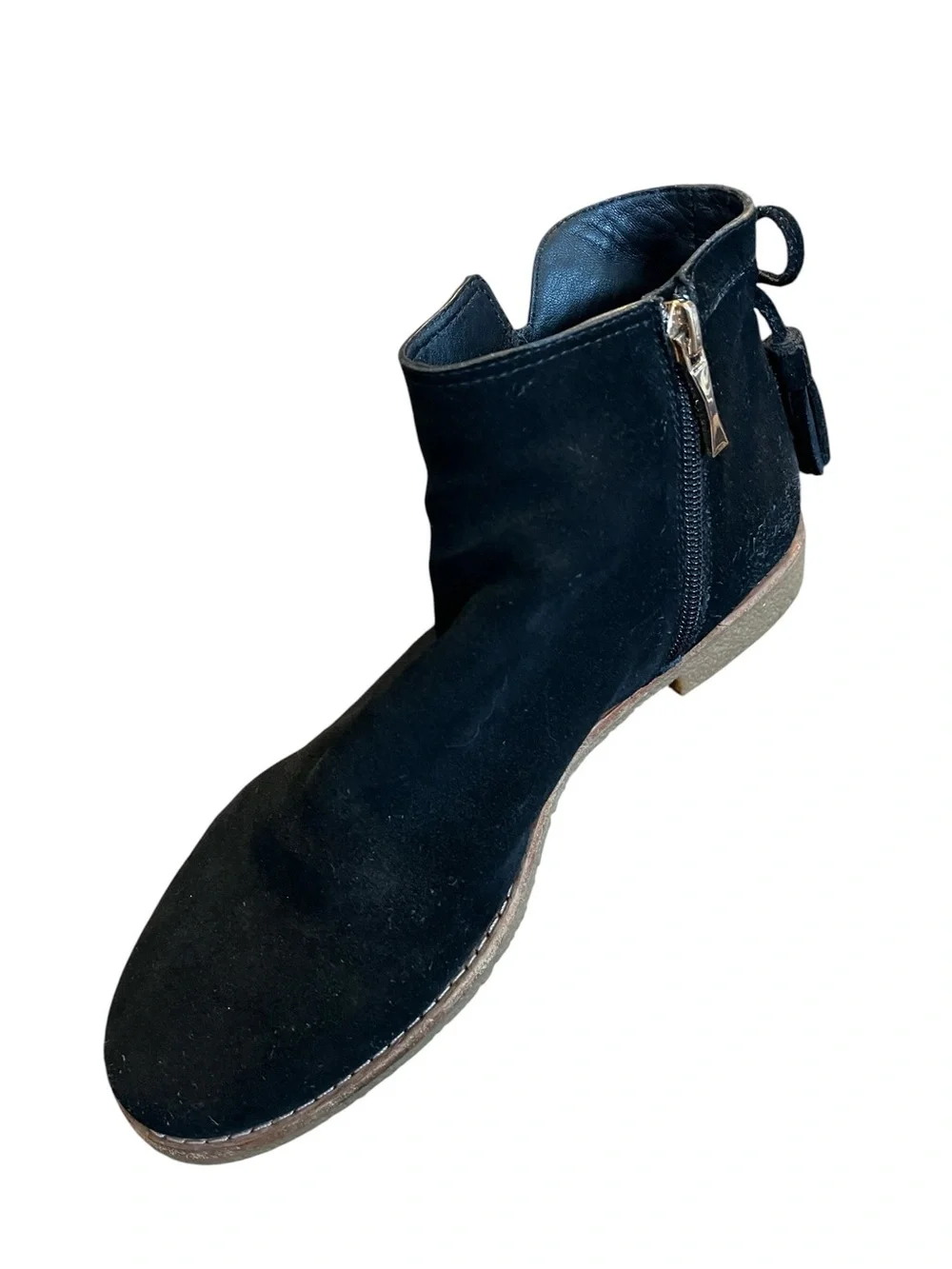 kate spade black suede